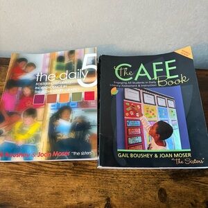 The Daily 5 and CAFE Book Set by Gail Boushey & Joan Moser - Multicolor